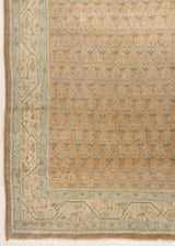 Jemima is a vintage rug handwoven in Turkey approximately 80 years ago. This rug features the classic boteh or paisley design and a refined, soft colour palette.