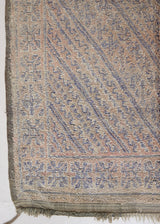 Juniper Beni M’guild rug with a thick pile and pretty diamond pattern. Beautiful textured carper in a peach colour