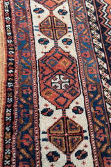 Handwoven Madeline Afshar Rug showcasing intricate patterns - Border