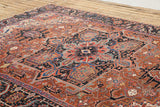 Traditional Willow rug with vibrant colors - Right Corner View