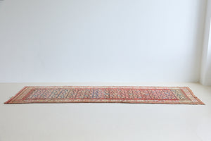 Inca is a handmade Persian Malayer runner woven in the North West of Iran. The Malayer region is known for producing some of the most ornate Persian rugs and runners, often known for their mesmerising and intricate repeating patterns. Inca features a beautiful abrash which adds depth and character.