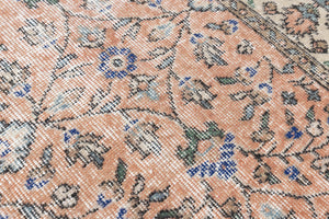 Ines is a vintage rug from Turkey, This gorgeous handwoven carpet features a lovely all over floral design and a soft colour palette. Shop our beautiful range of vintage rugs and carpets online now.