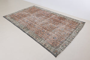 Ines is a vintage rug from Turkey, This gorgeous handwoven carpet features a lovely all over floral design and a soft colour palette. Shop our beautiful range of vintage rugs and carpets online now.