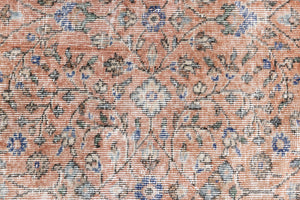 Ines is a vintage rug from Turkey, This gorgeous handwoven carpet features a lovely all over floral design and a soft colour palette. Shop our beautiful range of vintage rugs and carpets online now.