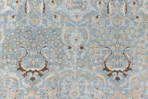 Iris is an antique Persian Tabriz rug with a lovely muted colour palette and an intricate all over design. Iris features a beautiful repeat Tree of Life pattern symbolising growth and eternity.