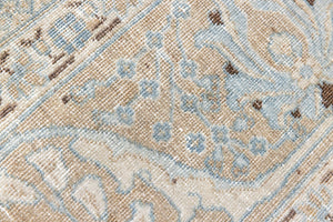 Iris is an antique Persian Tabriz rug with a lovely muted colour palette and an intricate all over design. Iris features a beautiful repeat Tree of Life pattern symbolising growth and eternity.