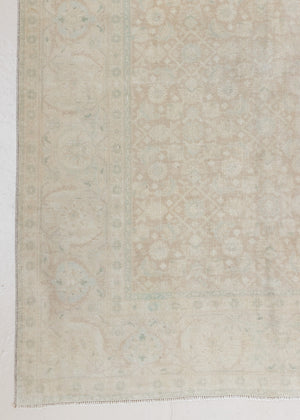 Misty is an antique Persian Tabriz rug which has been over-dyed using a special technique to gently fade its original colours, creating a stunning soft palette on this handwoven carpet from Persia.