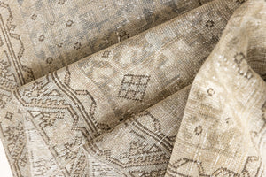 This is an antique Persian Malayer runner, a handmade rug in blue tones, featuring an all-over design.