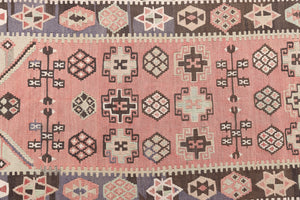 Solenne is a Central Anatolian Gömürgen Kilim rug. These kilims are hand-woven from locally sourced naturally dyed wool, a tradition stretching back thousands of years. Gömürgen kilims are known for their distinctive coal-black tones. Solenne features the classic star, eye, and comb motifs - long believed to bring happiness, ward off harm, and symbolise marriage and fertility.