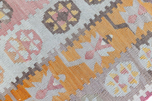 Mirelli is a Central Anatolian kilim. Hand-woven on village and nomadic looms in vivid, naturally dyed colours. Mirelli is dotted with the classic Anatolian star motif, long believed to symbolise happiness and fertility.
