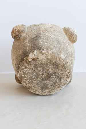 AN EXTRA LARGE ANTIQUE STONE MORTAR