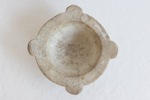 AN EXTRA LARGE MARBLE MORTAR