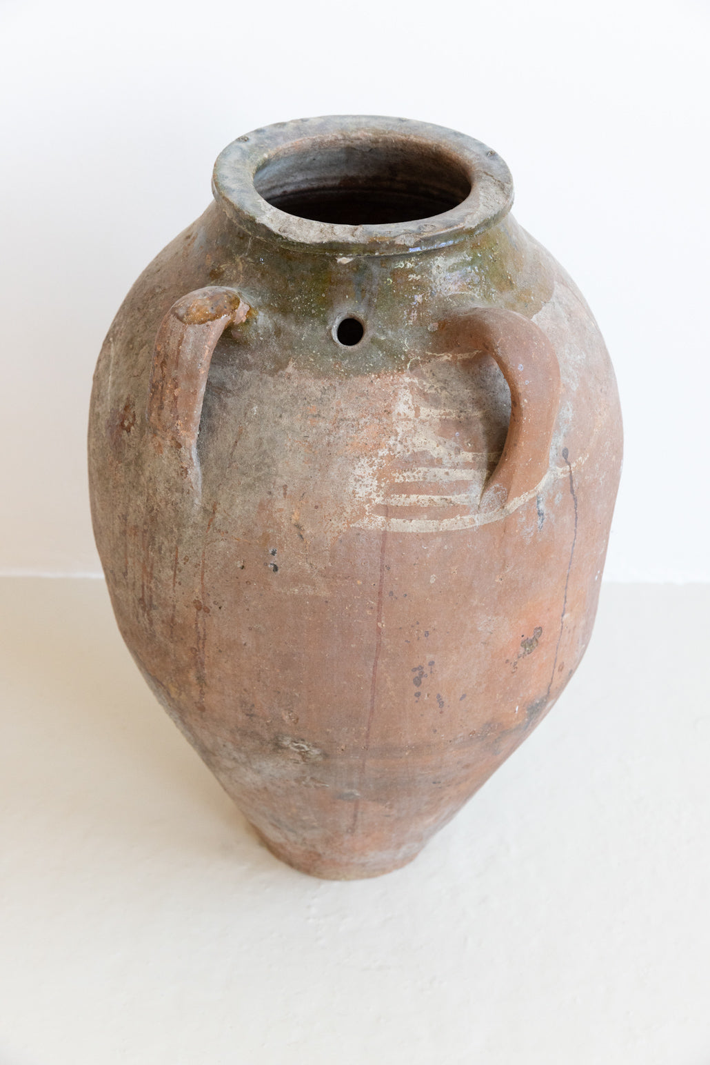 EXTRA LARGE ANTIQUE OLIVE POT