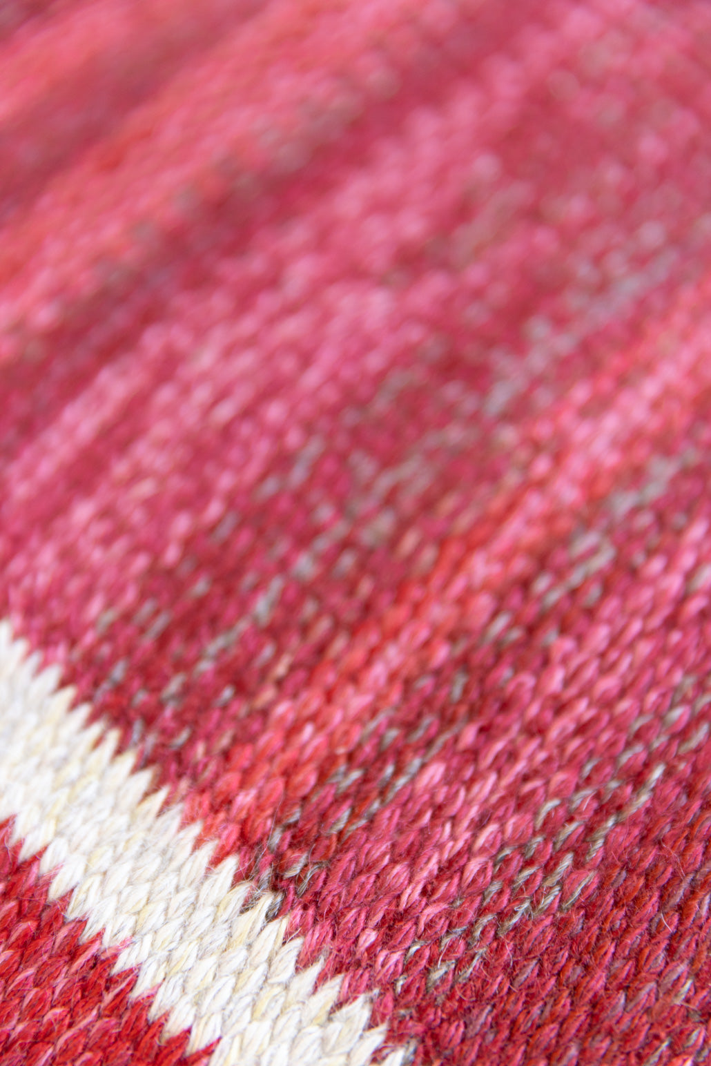 A rare vintage Swedish flatweave rug with a geometric Greek revival pattern in red, gray, and beige colours, featuring a wide border. By designer Aina Kånge