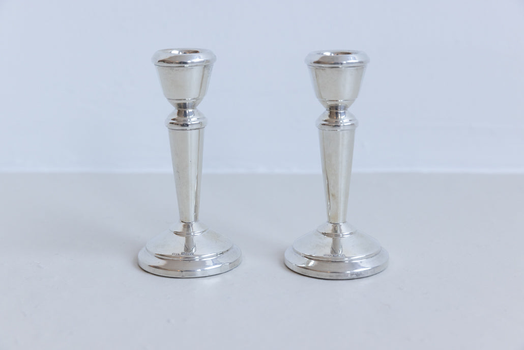 SILVER CANDLESTICKS