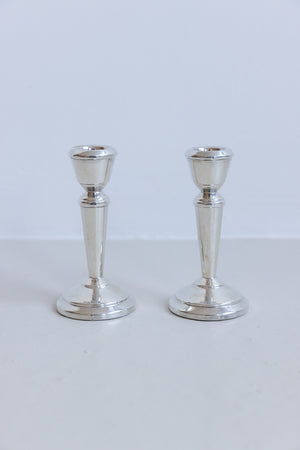 SILVER CANDLESTICKS