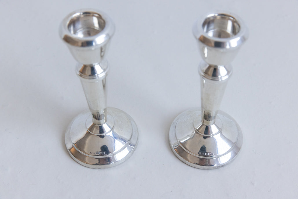 SILVER CANDLESTICKS
