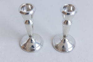 SILVER CANDLESTICKS