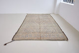 Juniper Beni M’guild rug with a thick pile and pretty diamond pattern. Beautiful textured carper in a peach colour