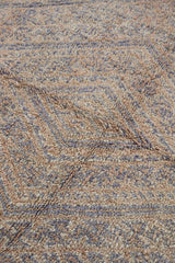 Juniper Beni M’guild rug with a thick pile and pretty diamond pattern. Beautiful textured carper in a peach colour