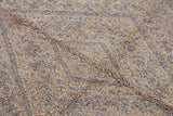 Juniper Beni M’guild rug with a thick pile and pretty diamond pattern. Beautiful textured carper in a peach colour