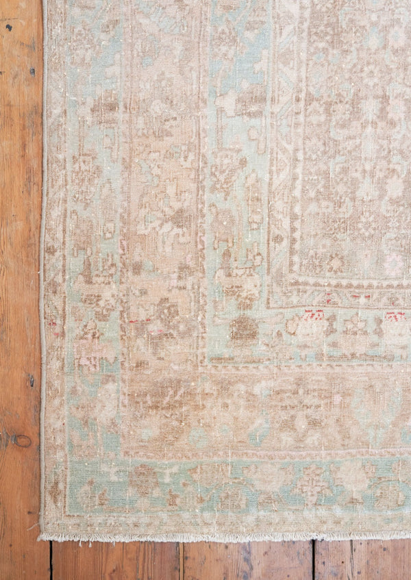 Harmony Persian Bijar Rug - Antique Washed and Faded - Left Corner