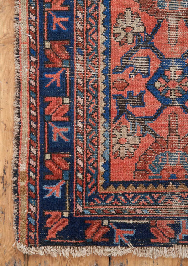 Teresa - Persian-style Rug with Intricate Motifs - Left Corner View