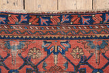 Vintage Teresa Malayer Rug with Mesmerizing Patterns - Main Border