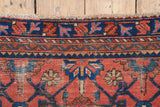 Vintage Teresa Malayer Rug with Mesmerizing Patterns - Main Border