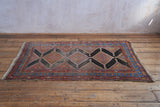 Handmade Lennon Antique Rug with Varied Designs and Rich Colors