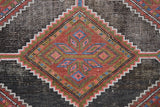 Handcrafted Lennon Rug in Deep Blue Color Palette and Tribal Patterns