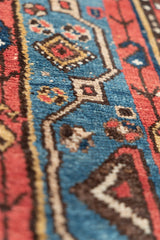HELENA area rug with geometric designs in Hamadan style