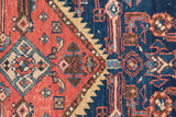 Vintage Helena Rug - Angular and Intricate Patterns - Top View