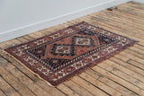 Handcrafted Madeline rug featuring geometric patterns and tribal motifs