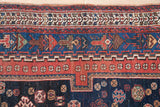 Penny Afshar Rug with Geometric Patterns and Tribal Heritage - Border