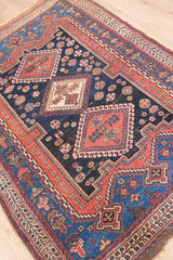 Antique Penny Rug - Handmade by Semi-Nomads - Top View