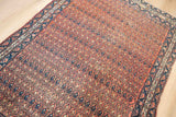 Antique Maia Malayer Rug - Woven in the North West of Iran - Top View