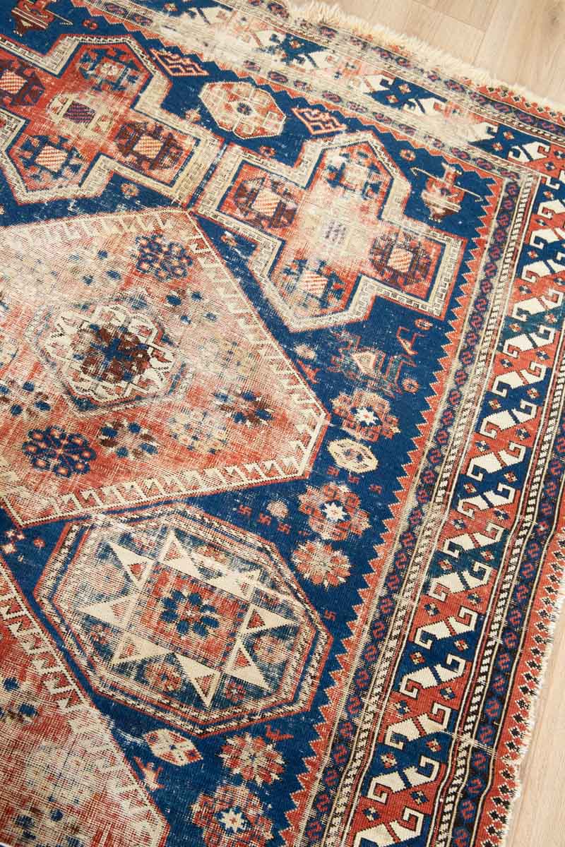 Yuri - Handwoven Caucasian Rugs with Vivid Natural Colors - Field View
