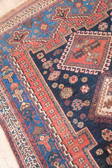 Handcrafted Penny Afshar Rug with Geometric Designs - Field View