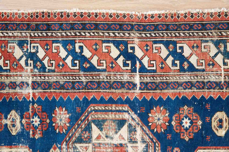 Yuri Caucasian Rugs - Woven by Nomadic Tribes - Border View