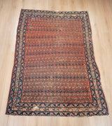 Vintage Maia Persian Rug with Intricate Patterns - Front View