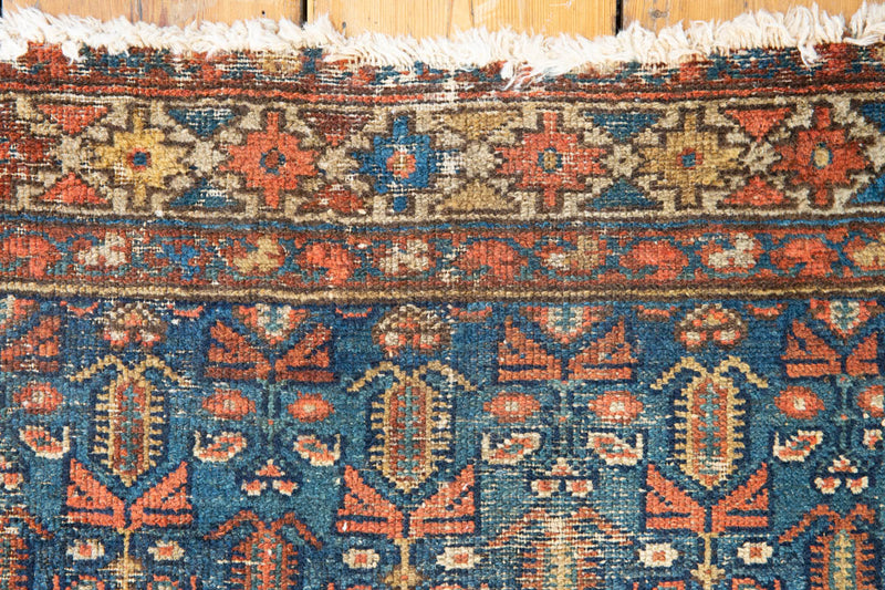 Ornate Persian Mia Malayer Rug with Intricate Repeating Patterns - Fringe