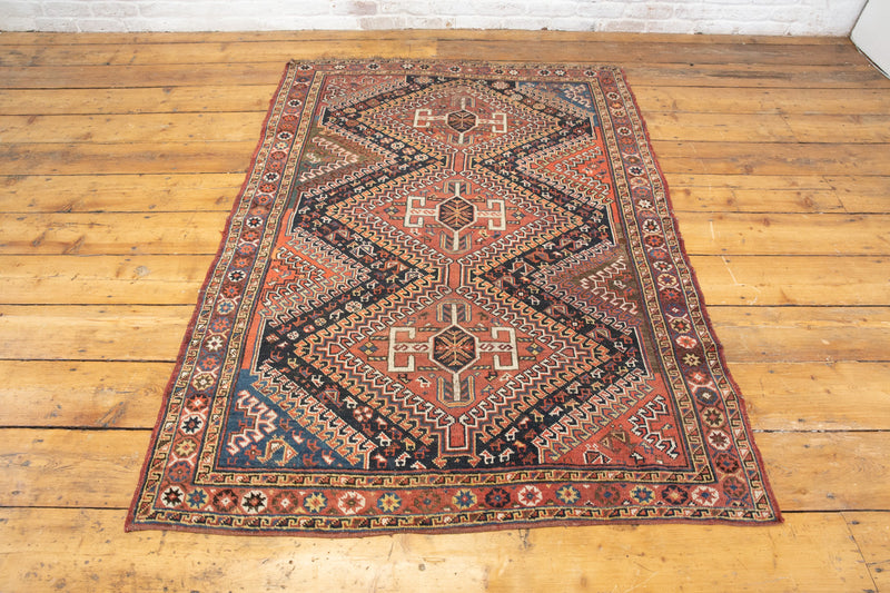 Handwoven Dolores Nomadic Rug by QashqaisTribes - Front View