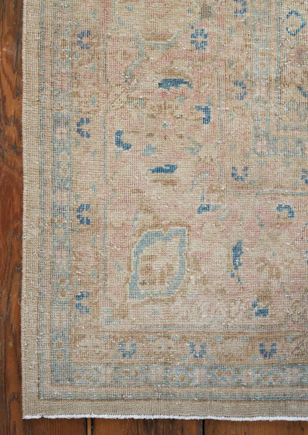 Tyra - Extra Large Antique Rug with Faded Beauty - Left Corner View