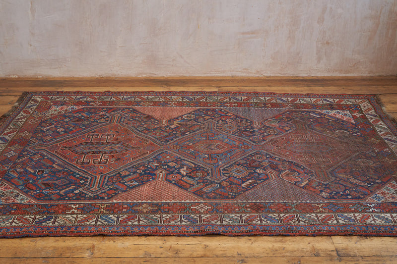 Pascale Rug with Intricate Handcrafted Patterns, Origin - Qashqai