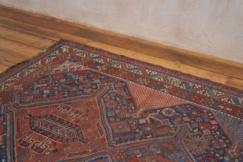 Beautifully Crafted Pascale Rug with Natural Dyes - Right Corner View