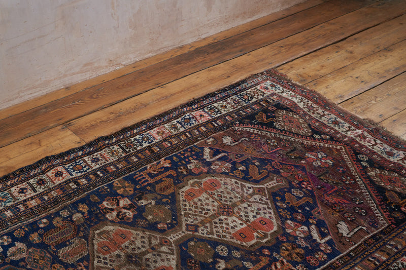Miranda Rug - Antique Qashqais Nomadic Style - Right Corner