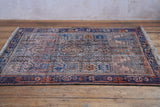 Handmade Flossie Rug with Geometric Designs, Size - 190 x 134 cm