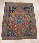 Clarissa - Handwoven Qashqais Nomadic Rug - Front View