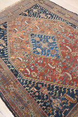 Vintage Clarissa Nomadic Rug with Beautifully Intricate Designs - Top View